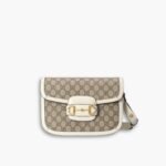 Gucci Horsebit 1955 Bag Beige White 25cm 602204 92TCG 9761