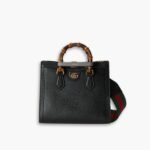 Gucci Diana Tote Bag Black 27cm ‎702721 U3ZDT 1073