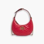 Gucci Marmont Mini Bag Red 21.5 cm 699514 DTDHT 6832