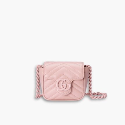 Gucci Marmont Belt Bag Pink 12.5 cm 739599UM8KV 5909