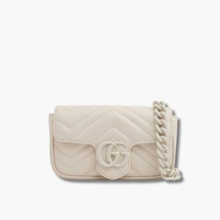 Gucci Marmont Bag White 16.5 cm 699757 UM8KV 9022