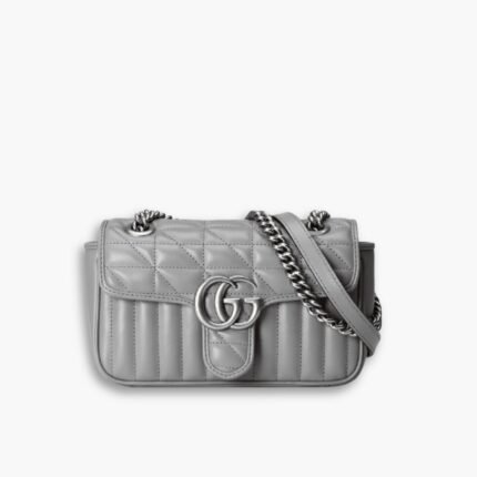 Gucci Marmont Mini Bag Grey 23 cm 446744 UM8AN 1711