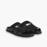 Hermes Chypre Sandal Black Leather H211865ZH01390