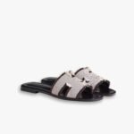 Hermes Oran Sandal Black H231095Z PN360