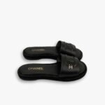 Chanel CC Logo Slide Black