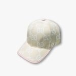 Gucci GG Monogram Baseball Cap Beige