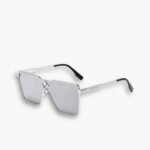 Louis Vuitton Cyclone Metal Sunglasses Silver In Silver