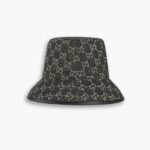 Gucci GG Supreme Denim Bucket Hat Black