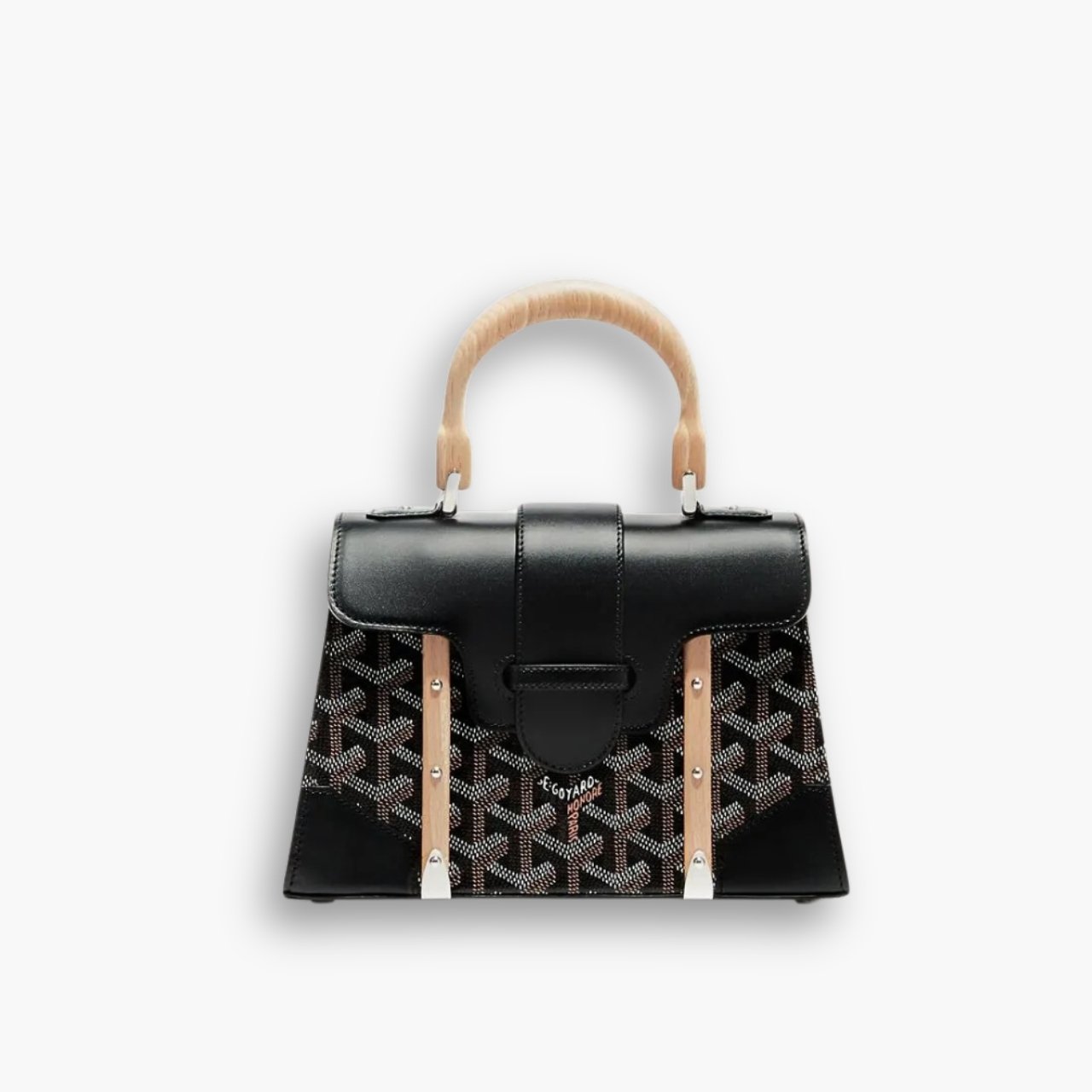 ELG_GYB1002.jpg Goyard Saïgon Structuré Mini Bag Black 21Cm - Image 1