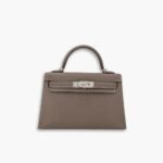 Hermes Kelly Mini Epsom Handbag Etoupe 22cm