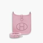 Hermes Mini Evelyne Bag Mauve Sylvestre 17cm