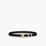 Celine Triomphe Belt Black