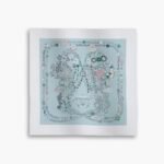 Hermes Gala Brides In Flowers Scarf 90 H004192S 01