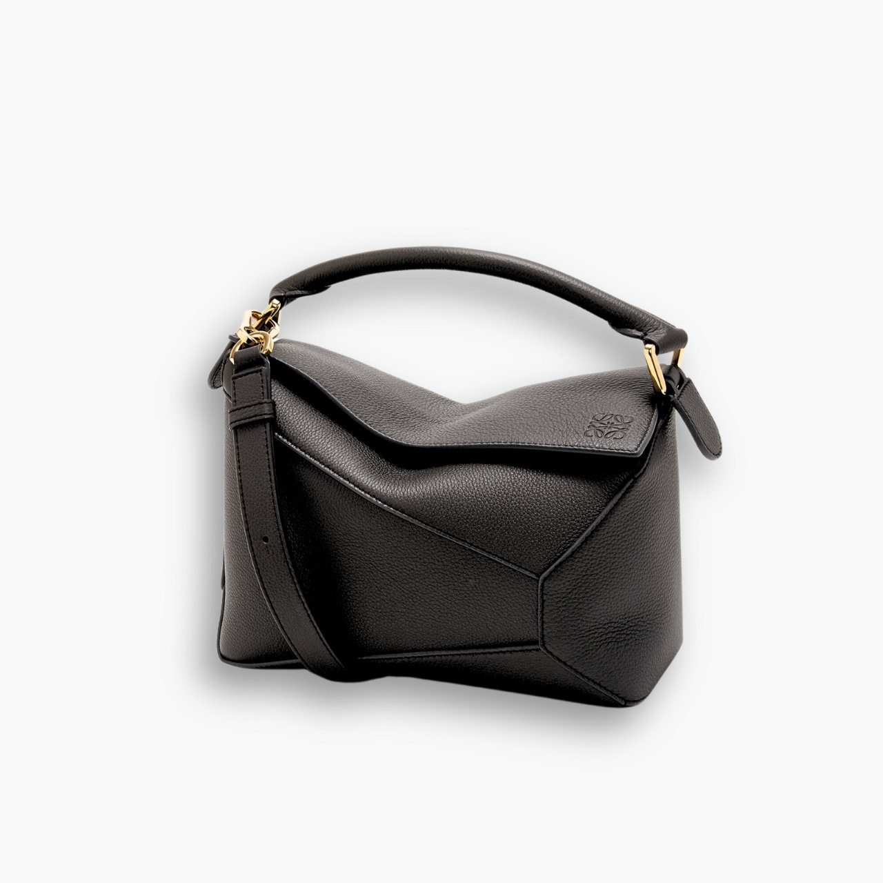 ELG_LB1006-1.jpg Loewe Small Puzzle Bag Black 24cm A510P60X30 1220 - Image 1