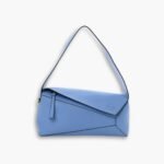 Loewe Puzzle Hobo Bag Leather Celestine Blue 29cm
