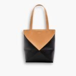 Loewe Puzzle Fold Tote Warm Desert And Black 31cm A779G50X18 2727