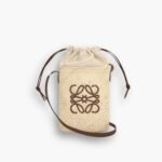 Loewe Anagram Pocket Crossbody Bag Natural And Tan 16cm C630G35X05 2435