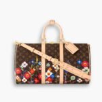 Louis Vuitton X Takashi Murakami Keepall Bandouliere Brown 45cm M14182