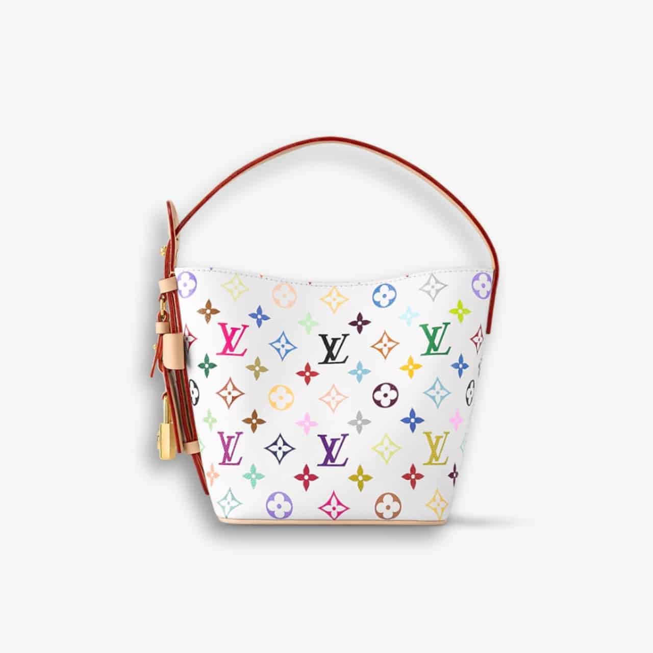 ELG_LVB1021-12.jpg Louis Vuitton X Takashi Murakami All In BB White Multicolored 17cm M13089 - Image 1