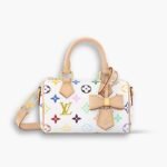 Louis Vuitton X Takashi Murakami Nano Speedy White Multicolored 16cm M13391