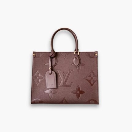 Louis Vuitton Onthego Monogram Empreinte Burgundy 35cm