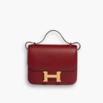 Hermès Constance Epsom Rouge Grenat 19cm