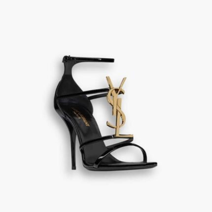 Saint Laurent Cassandra Sandals Black
