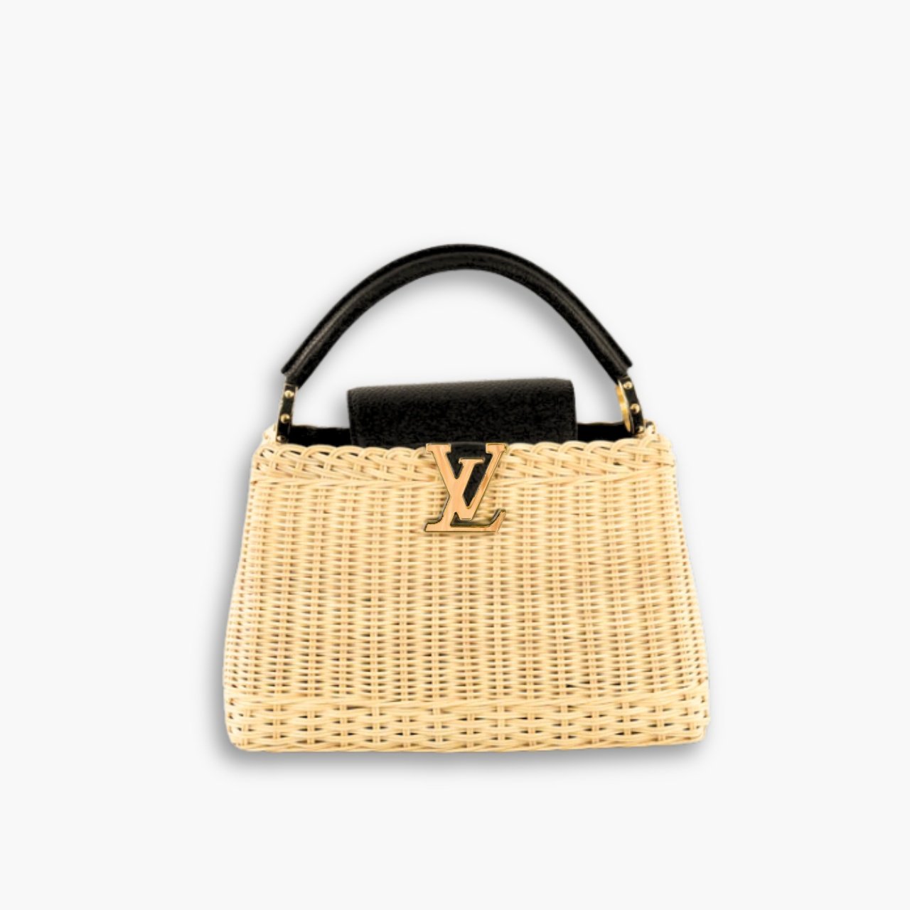 ELG_LVB1094.jpg Louis Vuitton Capucines BB 27cm Black - Image 1