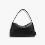 Prada Aimée Large Leather Shoulder Bag Black 39cm 1BC228 2CYS F0002 V LVM