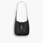 Saint Laurent Le 5 À 7 Supple Baby In Grained Leather Black 15cm 809461AADUU1000