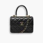 Chanel CC Trendy Lambskin Bag Black 25cm