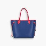 Louis Vuitton Neverfull MM Epi Leather Blue And Red 32cm