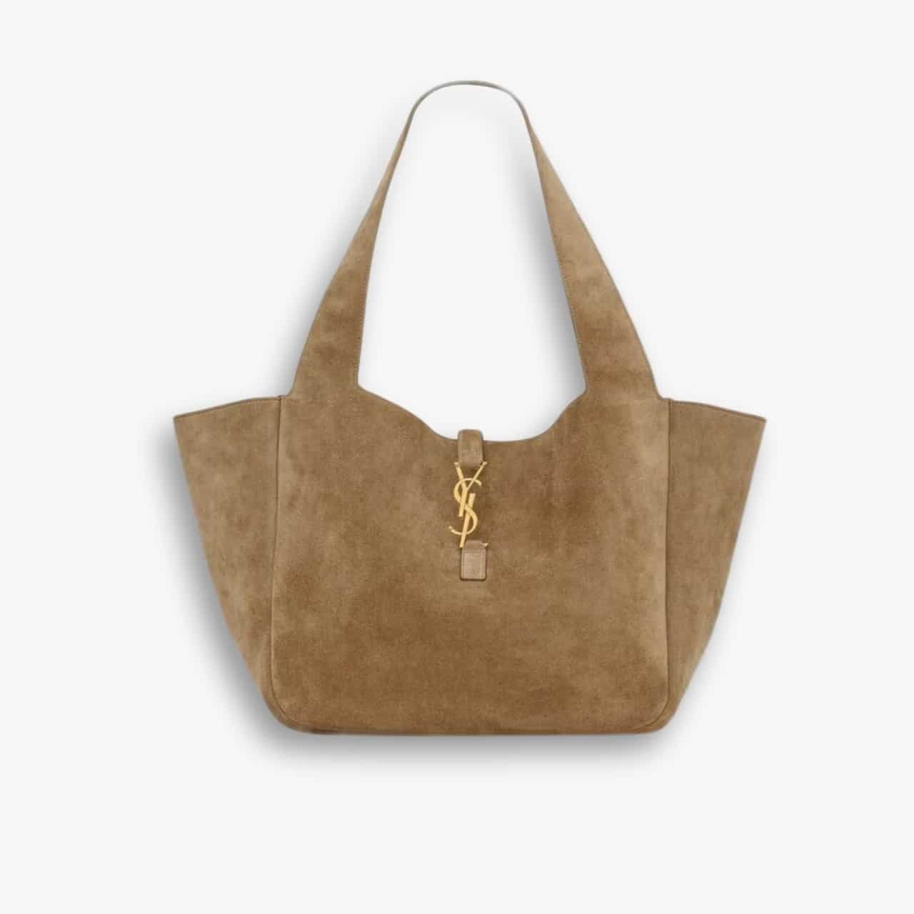 ELG_LVB1150-2-1-2.jpg Saint Laurent Le 5 À 7 Bea En Suède Golden Leaf 50cm 763435008IW3194 - Image 1