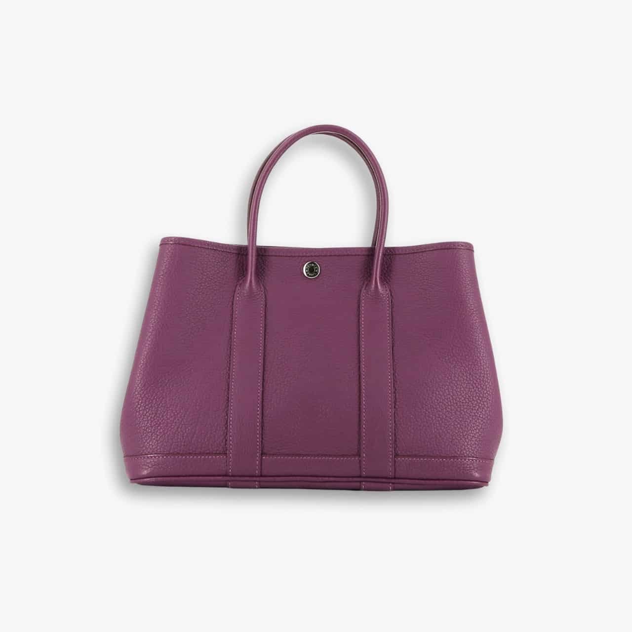 ELG_LVB1150-2-11.jpg Hermes Garden Party 30 Bag Purple 30cm - Image 1
