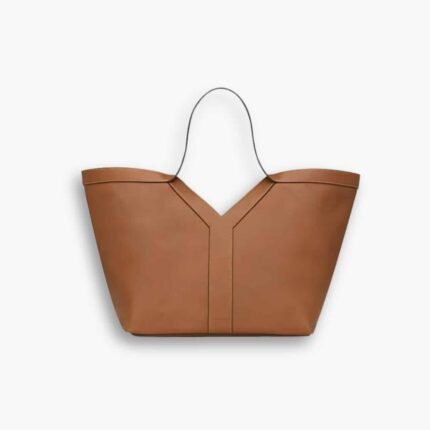 Saint Laurent Y Tote In Leather Brown 36cm 817602AAEC36359