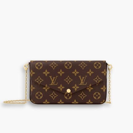 Louis Vuitton Félicie Pochette Bag Monogram Brown 22cm M81896