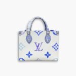 Louis Vuitton Onthego PM Bag Blue 28cm