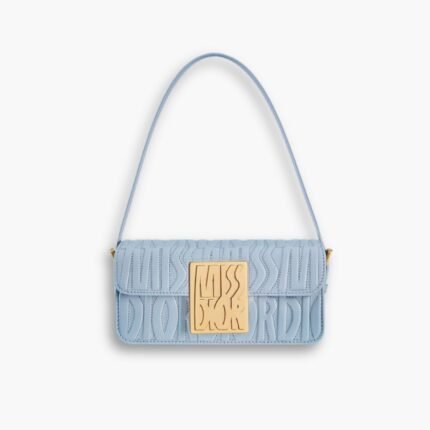 Dior Miss Dior Allover Calfskin Pale Blue 22cm M2610UBOS M23B