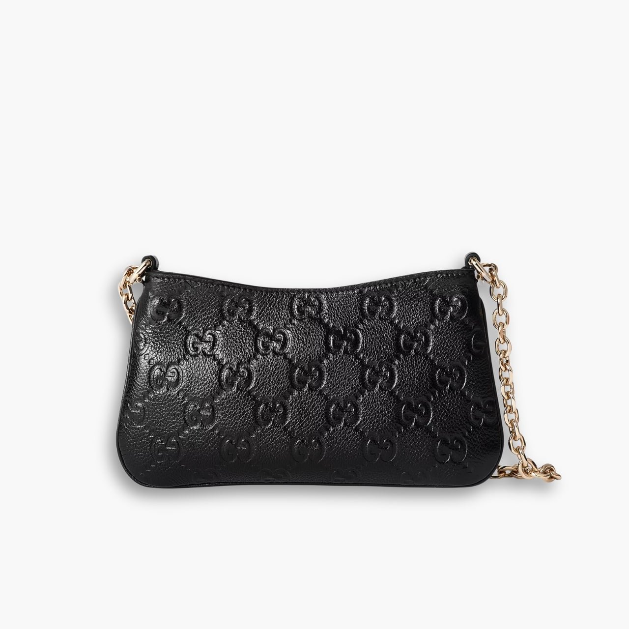ELG_LVB1150-5-5.jpg Gucci GG Emblem Super Mini Bag Black 23cm 815278 AAEEM 1000 - Image 1