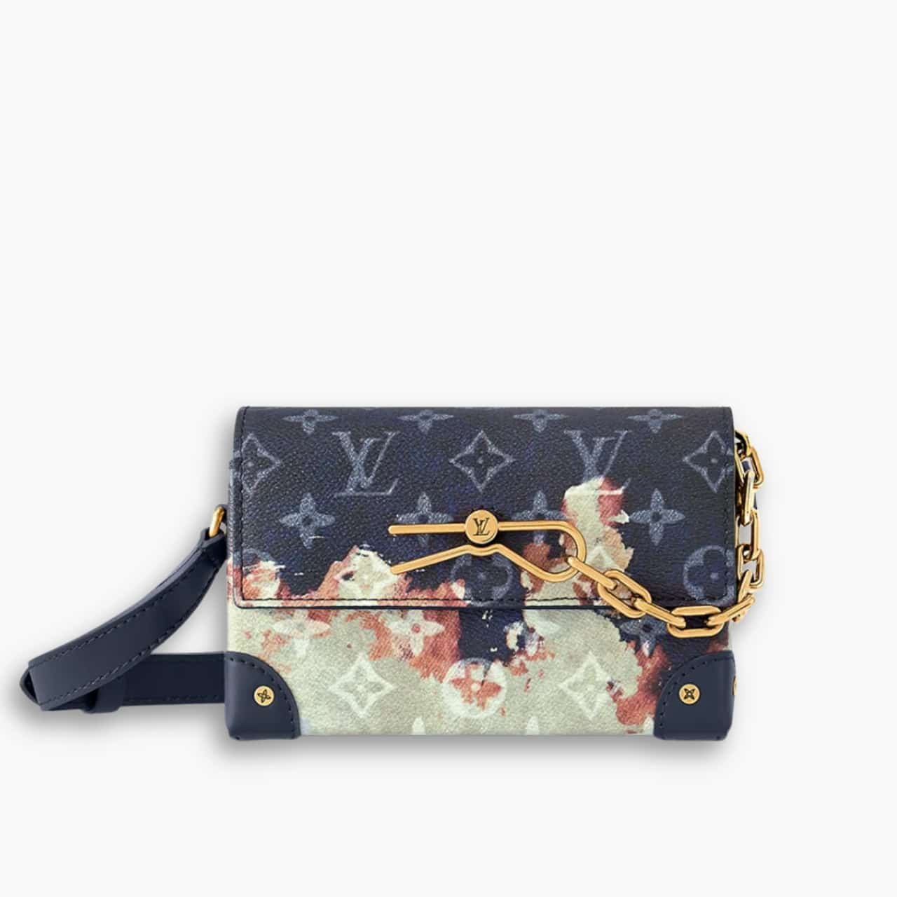 ELG_LVB1150-5-6.jpg Louis Vuitton Steamer Wearable Wallet Bleach Blue 18cm M82900 - Image 1