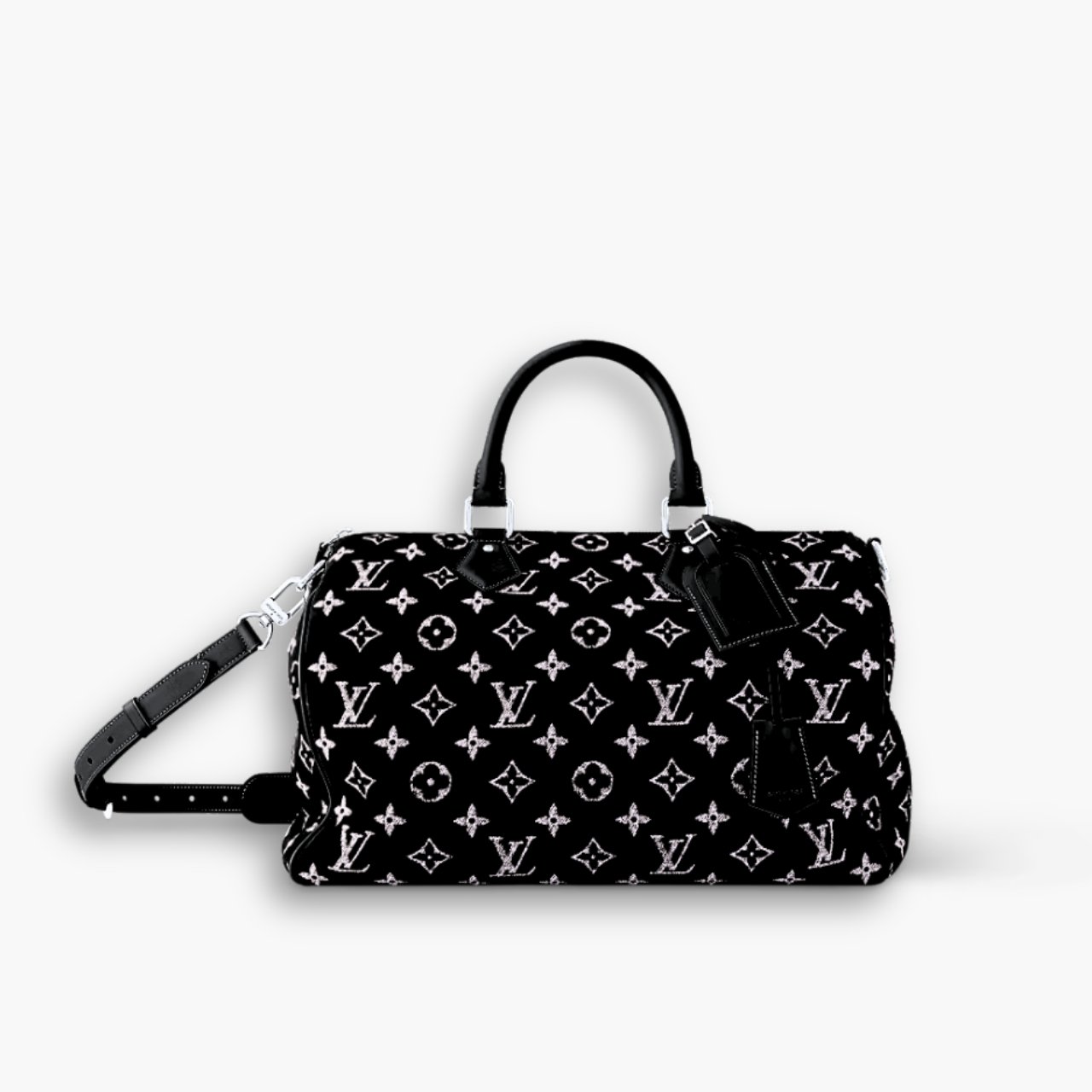 ELG_LVB1150-6.jpg Louis Vuitton Speedy Bandoulière 40 Bag Black 40cm - Image 1