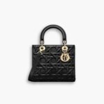 Dior Medium Lady Dior Bag Black 23cm M0565OBPJ M900