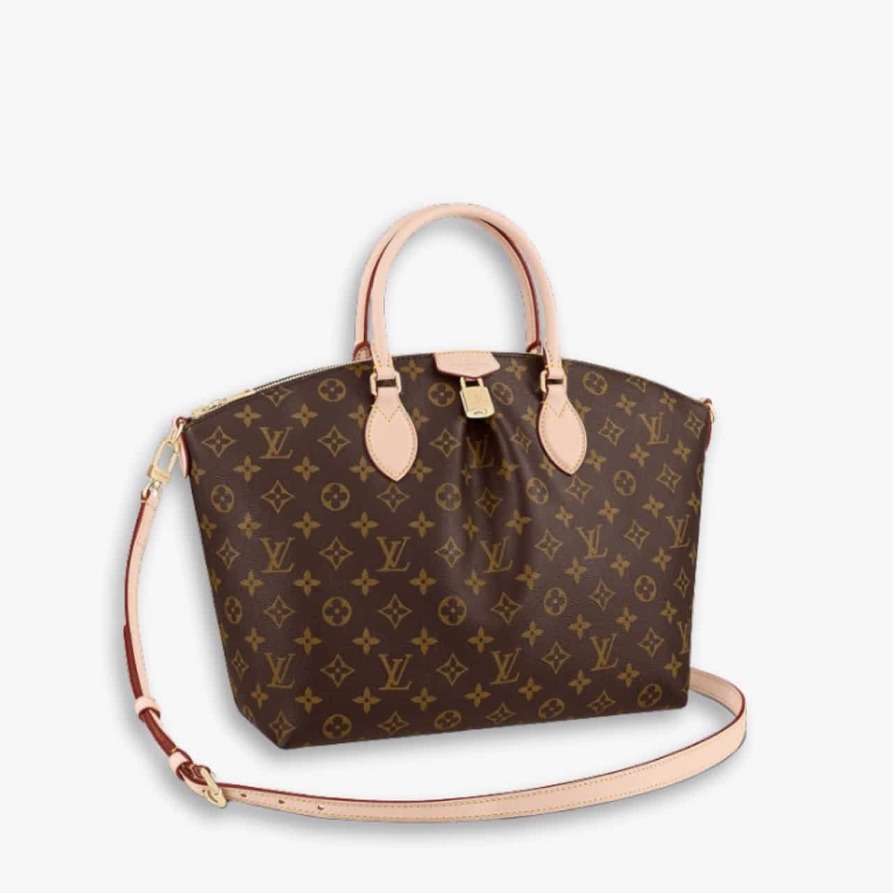 ELG_LVB1338.jpg Louis Vuitton Boetie MM Tote Brown 32cm M45987 - Image 1