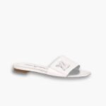 Louis Vuitton Shake Peep Toe Slide In White