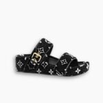 Louis Vuitton Mule Jumbo Flatform Black 1A94UW