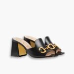 Gucci Women’s Slide Sandal With Horsebit Black 655412 BKO00 1000