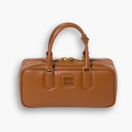Miumiu Arcadie Leather Brown 28Cm