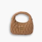 Miumiu Wander Matelassé Caramel 23cm 5BC125 N88 F098L V OOY