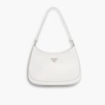 Prada Cleo Brushed Leather White 27Cm
