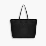 Prada Re-Nylon And Saffiano Tote Bag Black 40Cm